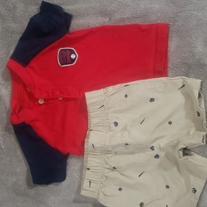 Shorts and shirt set 6-9 months